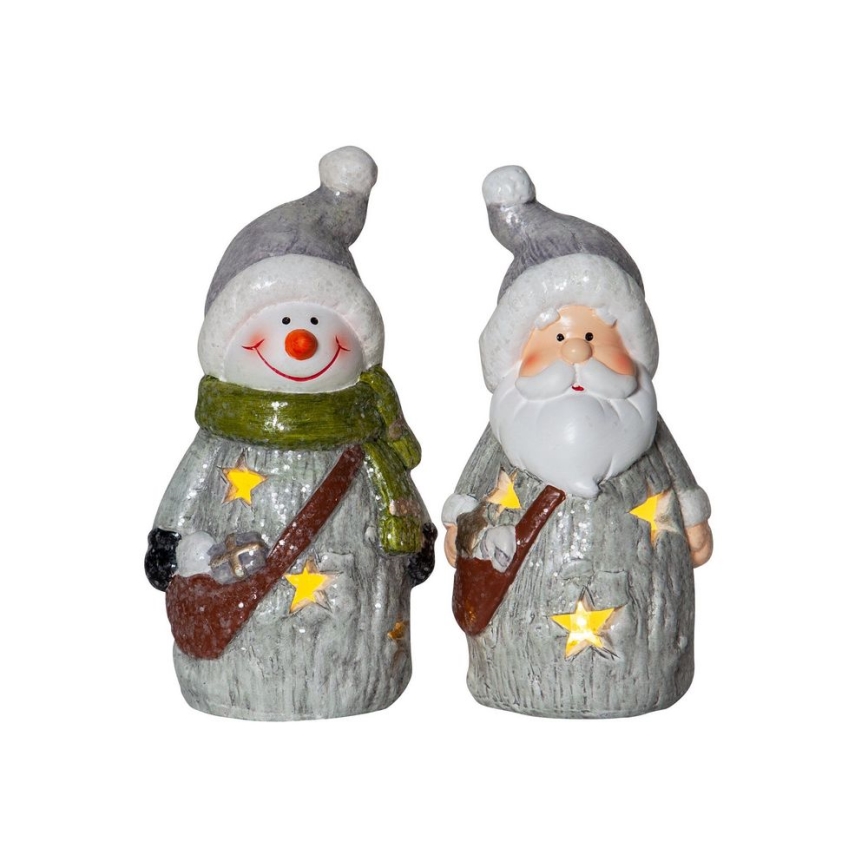 Eglo - JUEGO 2x Decoración de Navidad con LEDs 1xLED/0,06W/2xAG13