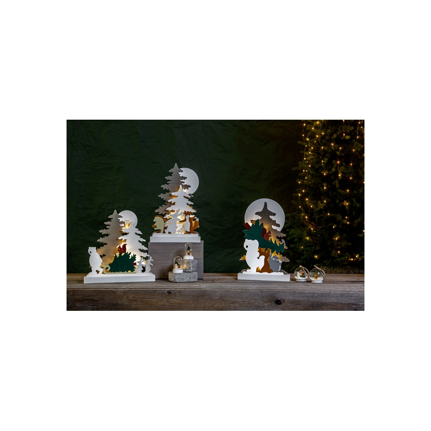 Eglo - Decoración de Navidad LED 10xLED/0,03W/2xAA