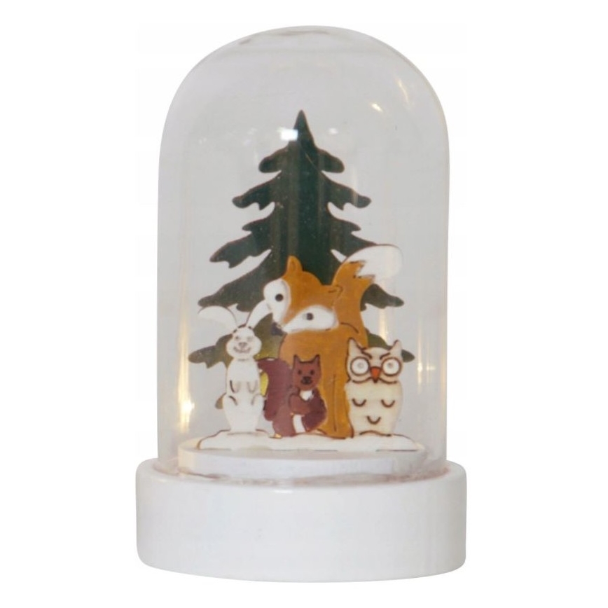 Eglo - Juego de 2 decoraciones navideñas LED, 0,03 W, 1x CR2032