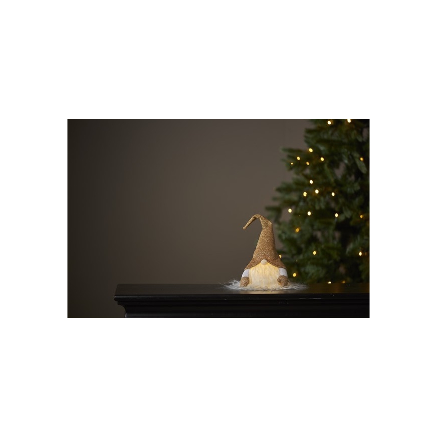 Eglo - Decoración de Navidad LED 1xLED/0,06W/3xAG13 dorado