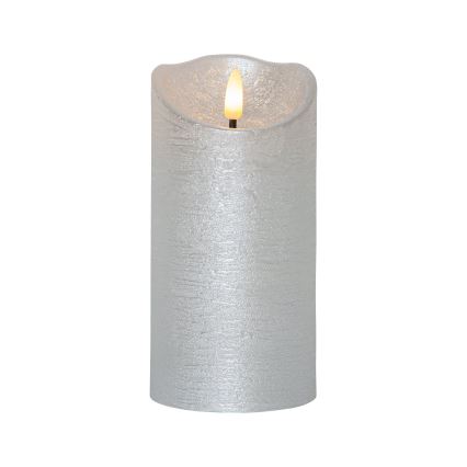 Eglo 411514 - Decoración navideña LED FLAMME LED/0,03W/2xAA plateada