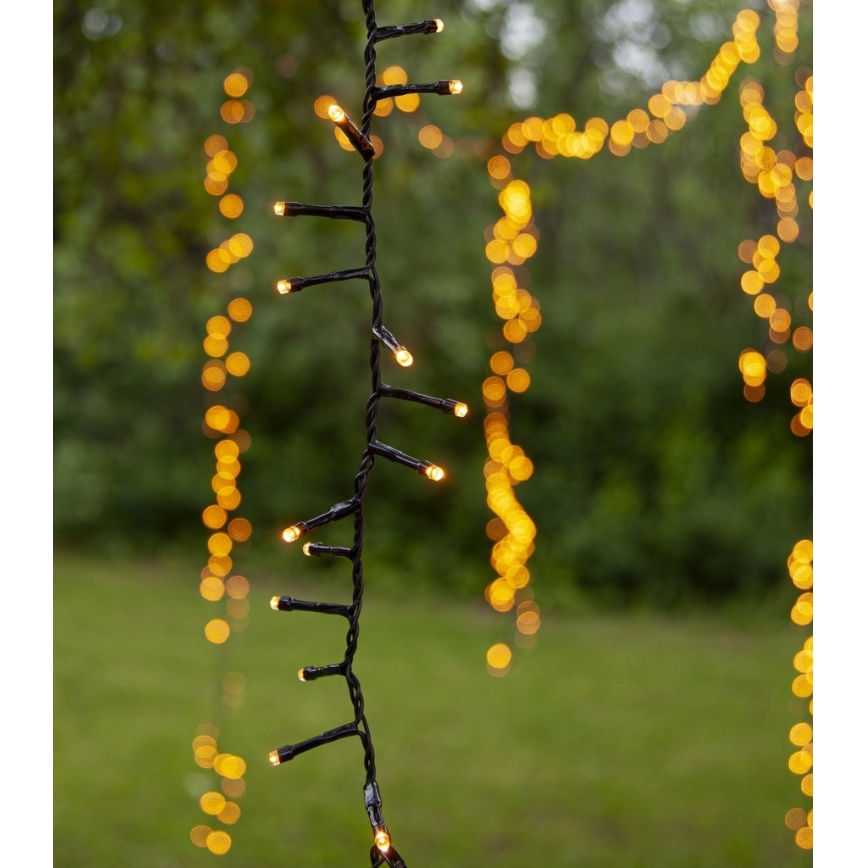 Eglo - Cadena de luces LED para exterior, 1200 LEDs, 29 m, IP44, blanco cálido