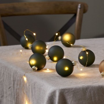 Eglo 411558 - guirnalda LED BLISS 22xLED/3xAA 2,6m blanco cálido