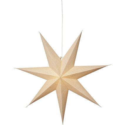 Eglo 411576 - Decoración navideña ÉTOILE, estrella de 35 cm, beige