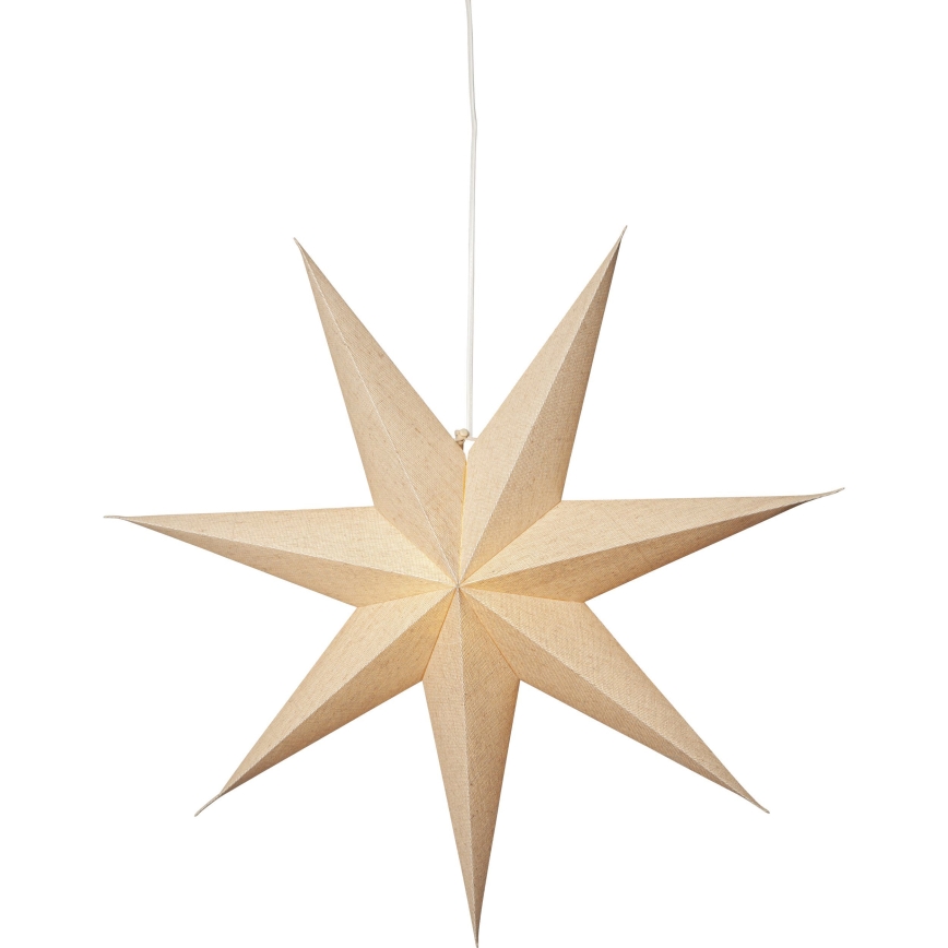 Eglo 411576 - Decoración navideña ÉTOILE, estrella de 35 cm, beige
