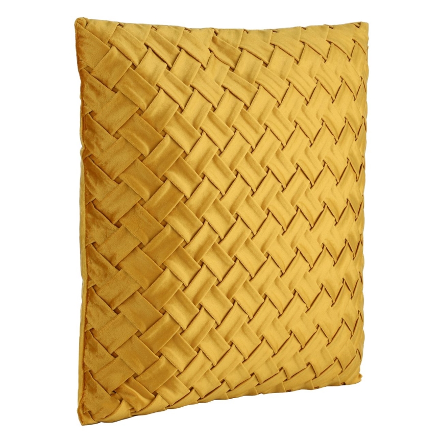 Eglo - Almohada decorativa 45x45 cm amarillo