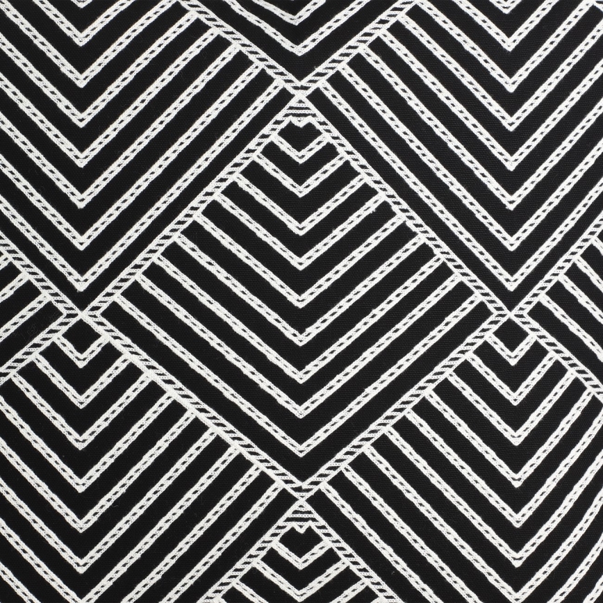 Eglo - Almohada decorativa 45x45 cm negro/blanco