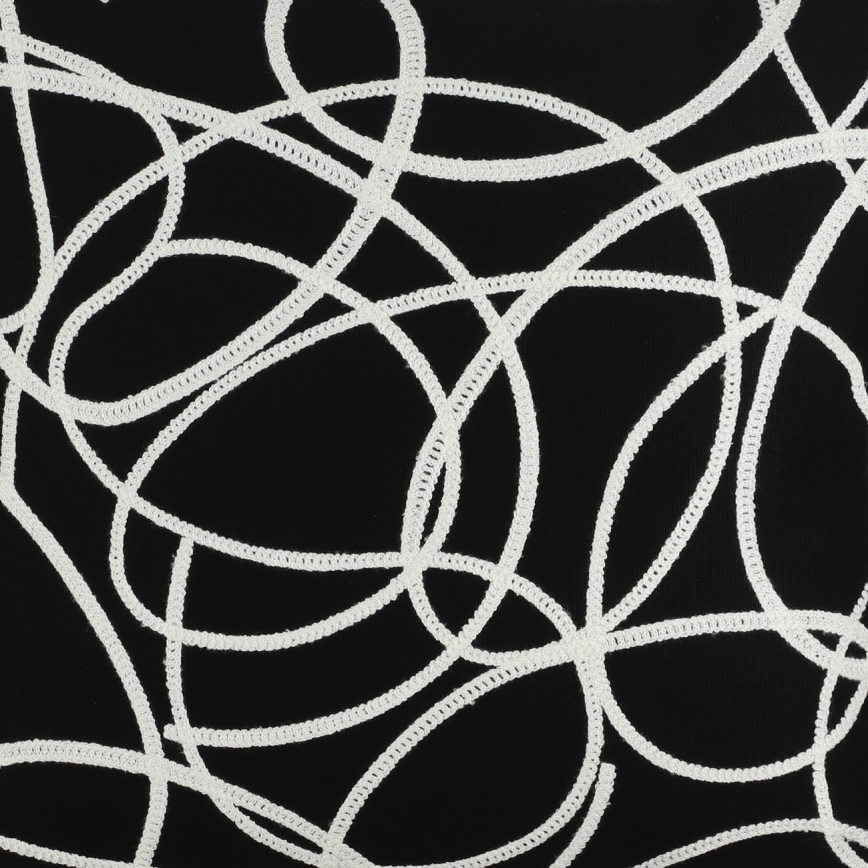 Eglo - Almohada decorativa 45x45 cm negro/blanco