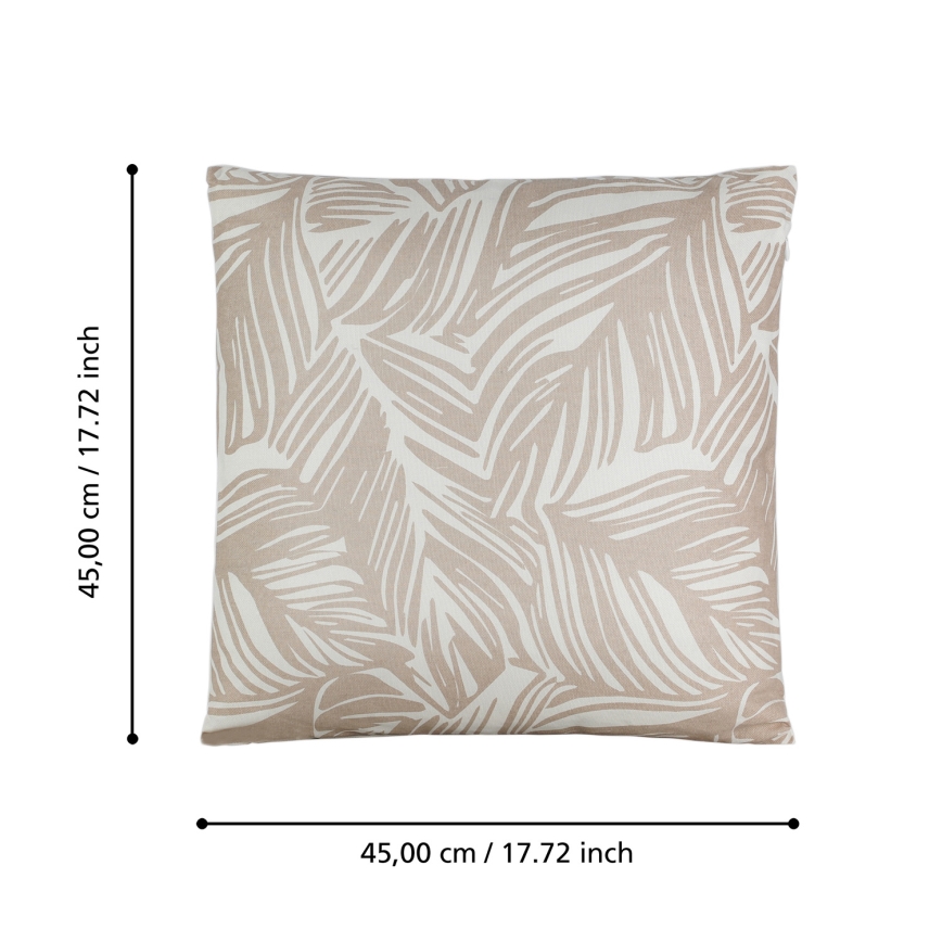 Eglo 420011 - Cojín decorativo CHEVERY 45x45 cm beige