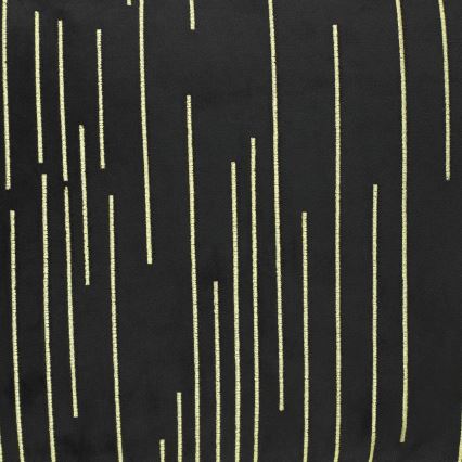 Eglo - Almohada decorativa 30x50 cm negro/dorado