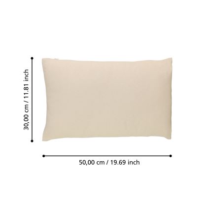 Eglo 420021 - Cojín decorativo ILES 30x50 cm beige