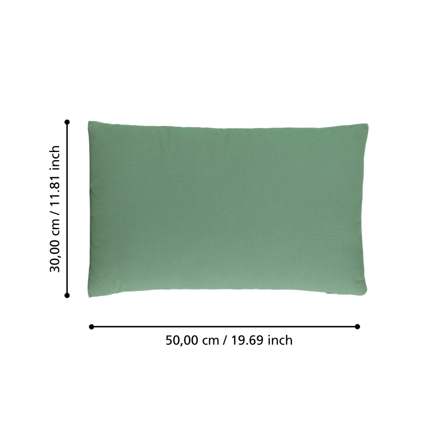 Eglo 420025 - Cojín decorativo ILES 30x50 cm verde