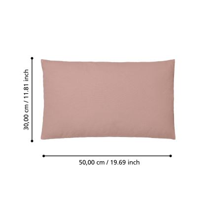 Eglo 420029 - Cojín decorativo ILES 30x50 cm rosa