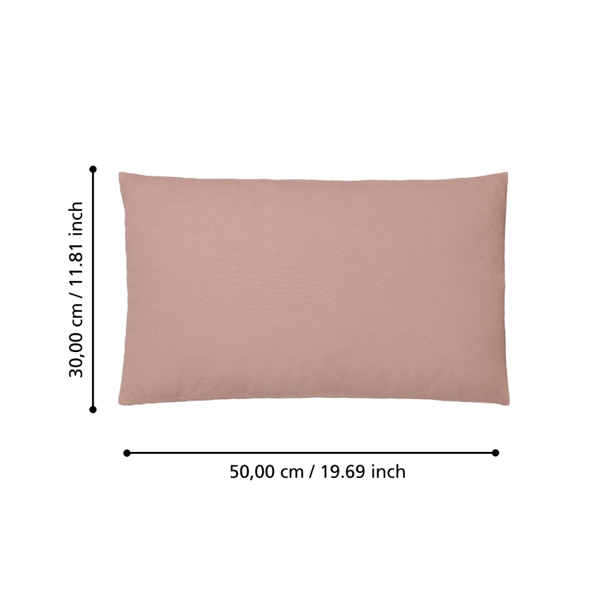 Eglo 420029 - Cojín decorativo ILES 30x50 cm rosa
