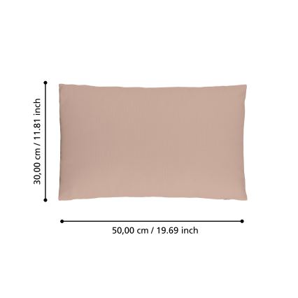 Eglo 420034 - Cojín decorativo ILES 30x50 cm rosa