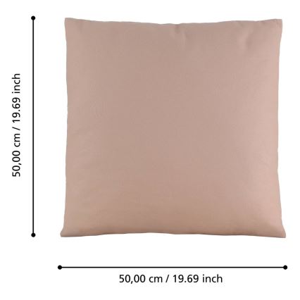 Eglo 420035 - Cojín decorativo ILES 50x50 cm rosa