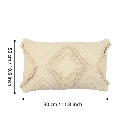 Eglo 420057 - Cojín decorativo CHEVERY 30x50 cm beige