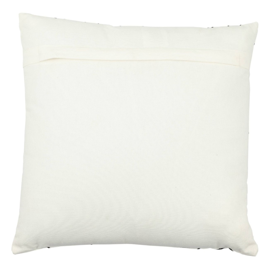 Eglo - Almohada decorativa 45x45 cm blanco/negro