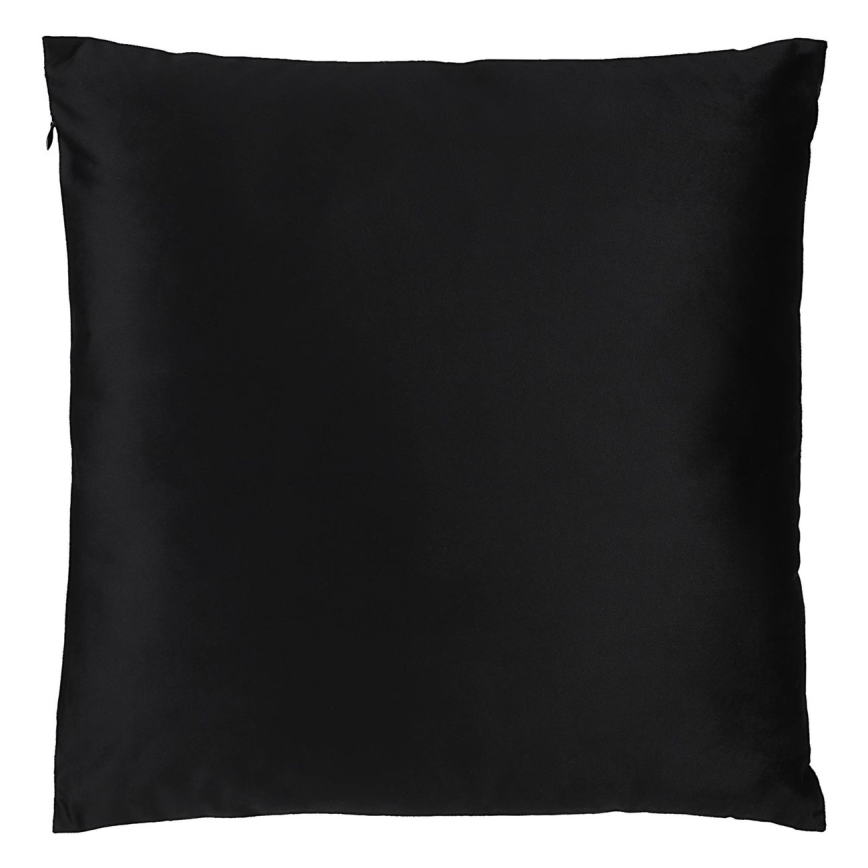Eglo - Almohada decorativa 45x45 cm negro/plata