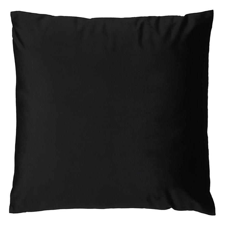 Eglo - Almohada decorativa 45x45 cm negro/dorado