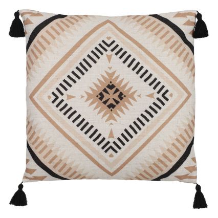 Eglo 420079 - Cojín decorativo CHEVERY 45x45 cm beige/negro