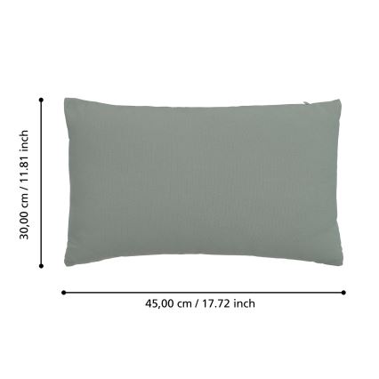 Eglo 420087 - Cojín decorativo ILES 30x45 cm verde