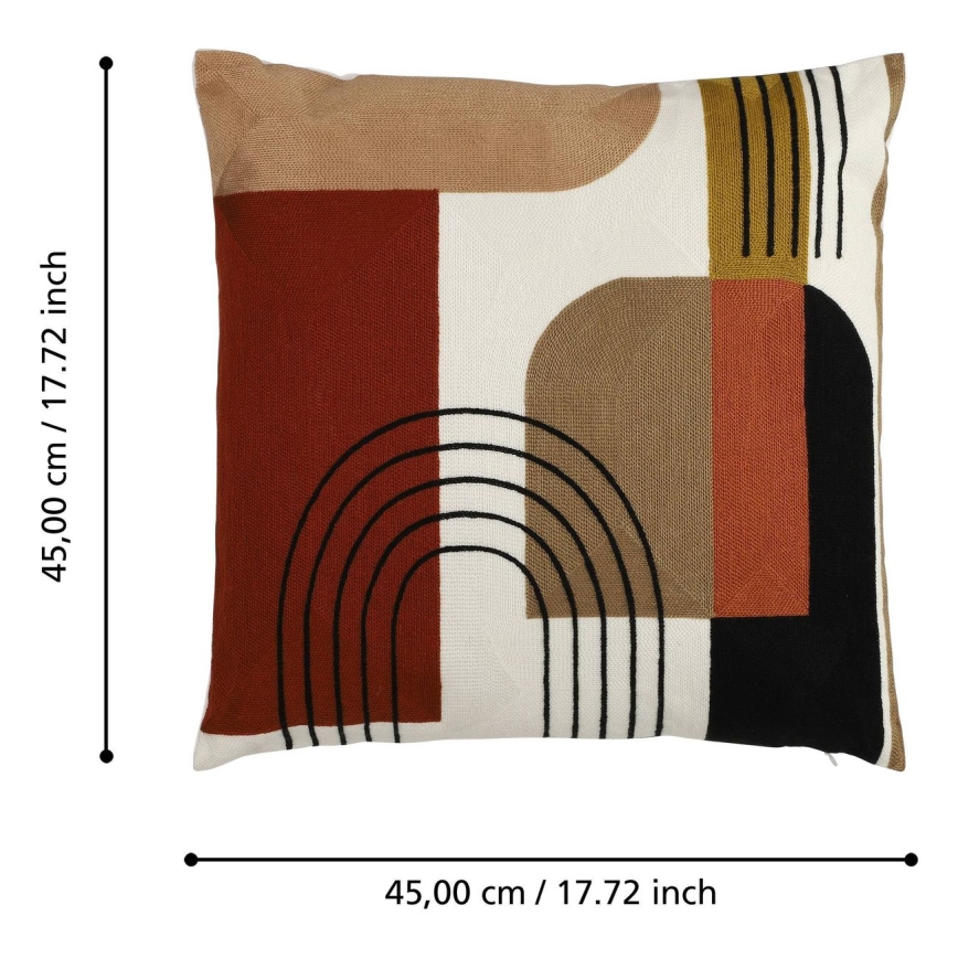 Eglo - Almohada decorativa 45x45 cm colorido