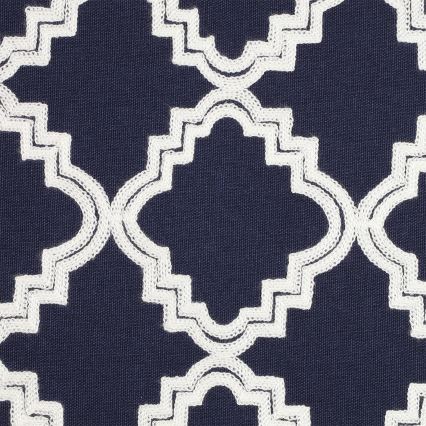 Eglo 420096 - Cojín decorativo BERHALA 45x45 cm azul/blanco