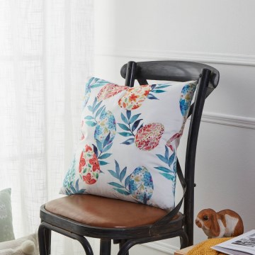 Eglo 420101 - Cojín decorativo GEBENG 45x45 cm azul/rojo