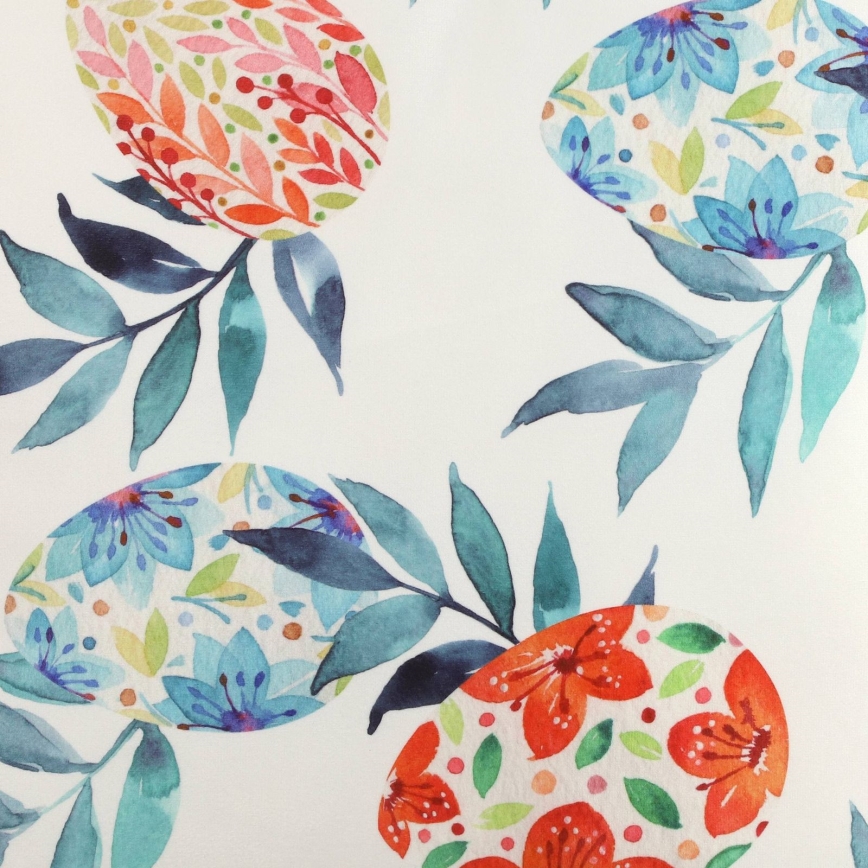 Eglo 420101 - Cojín decorativo GEBENG 45x45 cm azul/rojo