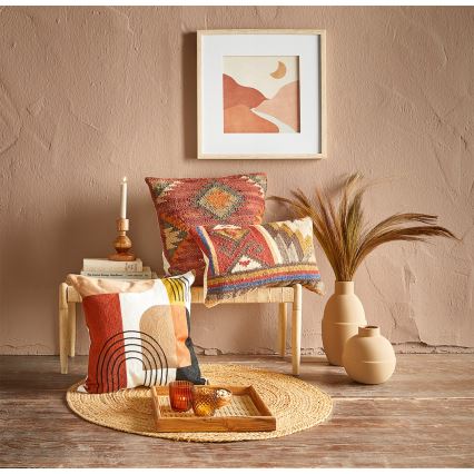 Eglo 420116 - Cojín decorativo CHEVERY 50x50 cm marrón