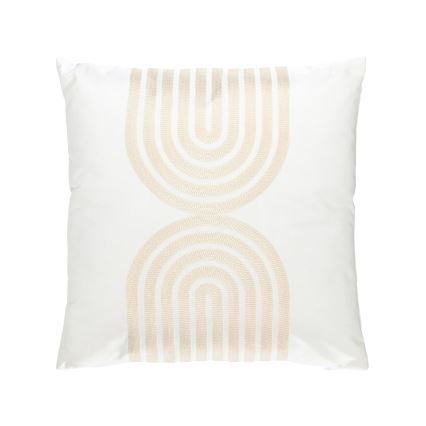Eglo 420238 - Cojín decorativo BERHALA 45x45 cm blanco/beige