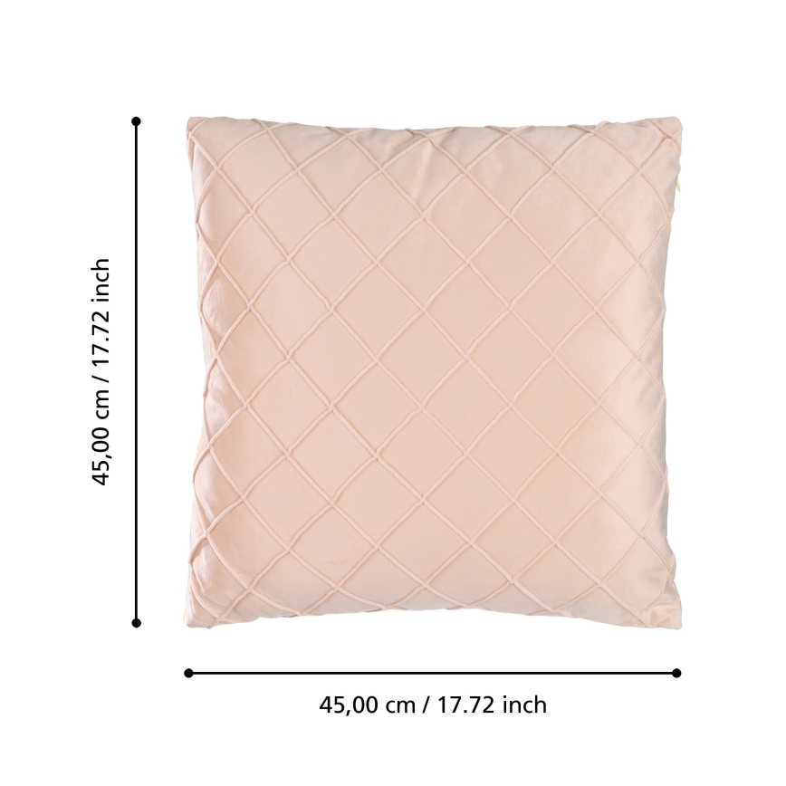 Eglo 420253 - Cojín decorativo SHOURA 45x45 cm rosa