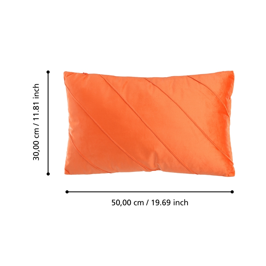 Eglo 420257 - Cojín decorativo SHOURA 30x50 cm naranja