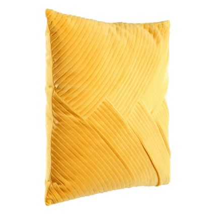 Eglo - Almohada decorativa 45x45 cm amarillo