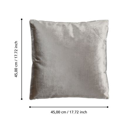 Eglo 420267 - Cojín decorativo SINGU 45x45 cm gris