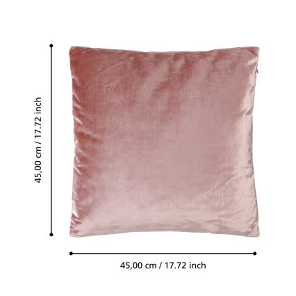 Eglo 420269 - Cojín decorativo SINGU 45x45 cm rosa