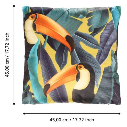 Eglo - Almohada decorativa 45x45 cm colorido