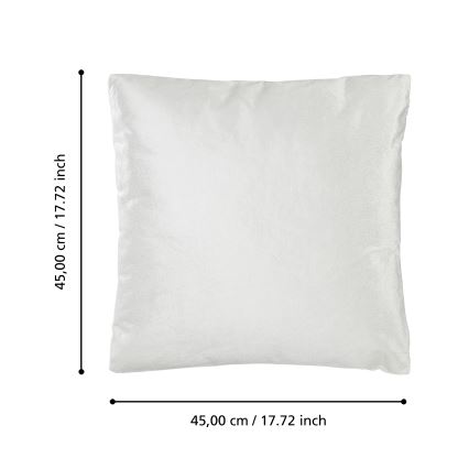 Eglo 420286 - Cojín decorativo SINGU 45x45 cm blanco