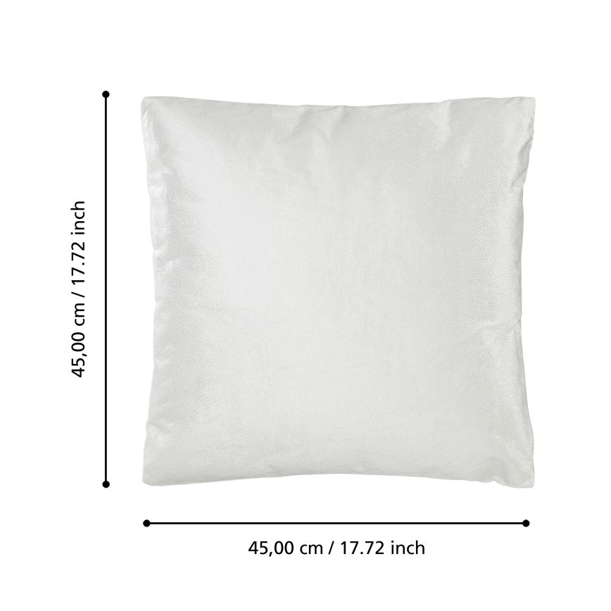 Eglo 420286 - Cojín decorativo SINGU 45x45 cm blanco