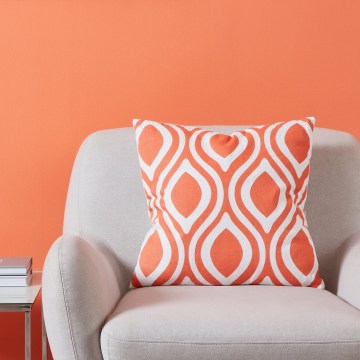 Eglo 420295 - Cojín decorativo CHEVERY 45x45 cm naranja