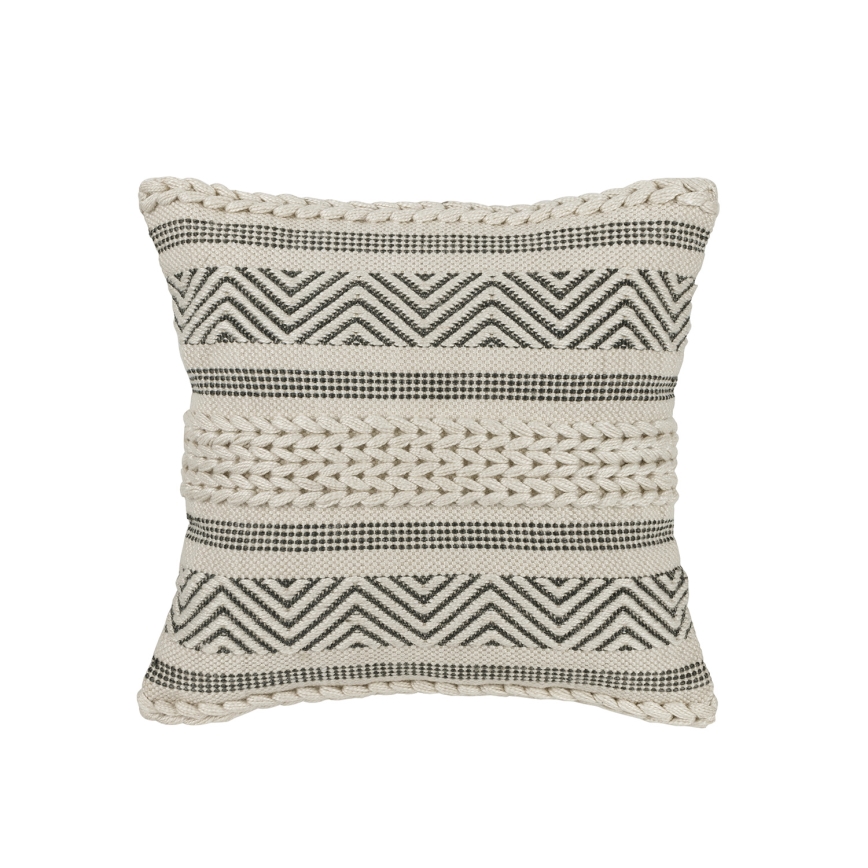 Eglo 420304 - Cojín decorativo MELUT 45x45 cm crema/negro