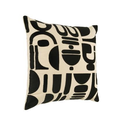 Eglo 420307 - Cojín decorativo CHEVERY 45x45 cm crema/negro