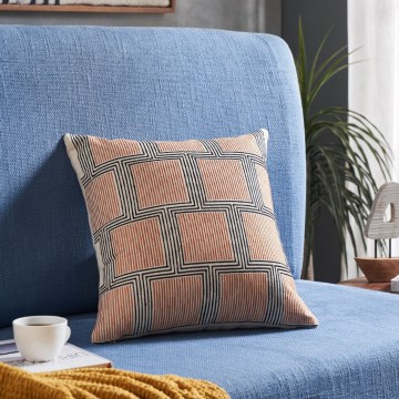 Eglo 420308 - Cojín decorativo CHEVERY 45x45 cm marrón