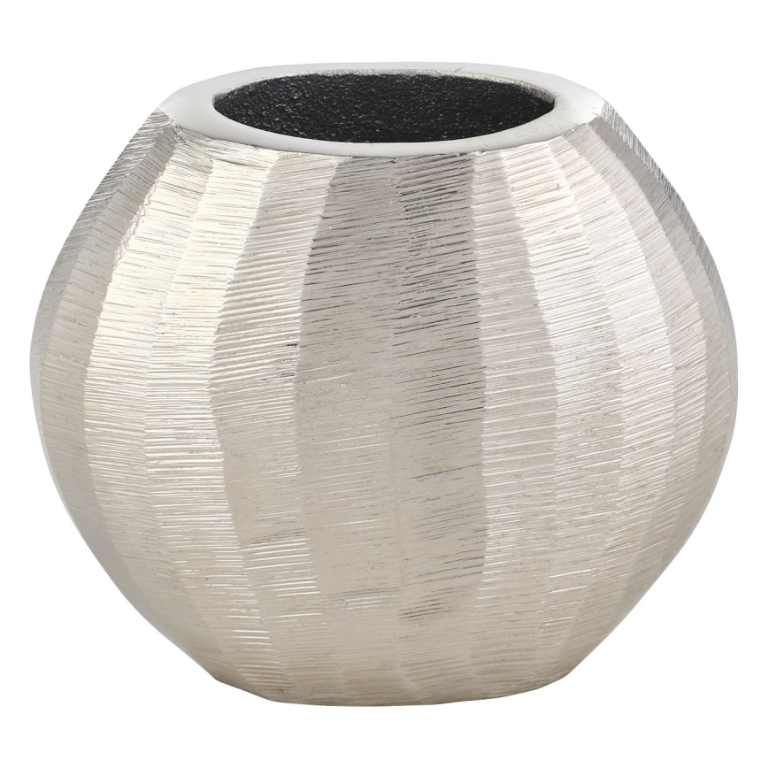 Eglo - Jarrón de metal 9,5x11 cm cromo mate