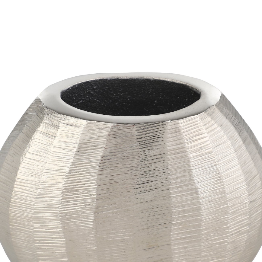 Eglo - Jarrón de metal 9,5x11 cm cromo mate