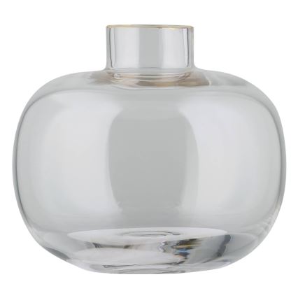 Eglo 421214 - Jarrón de vidrio SIRANANA 11,8x13 cm transparente/dorado