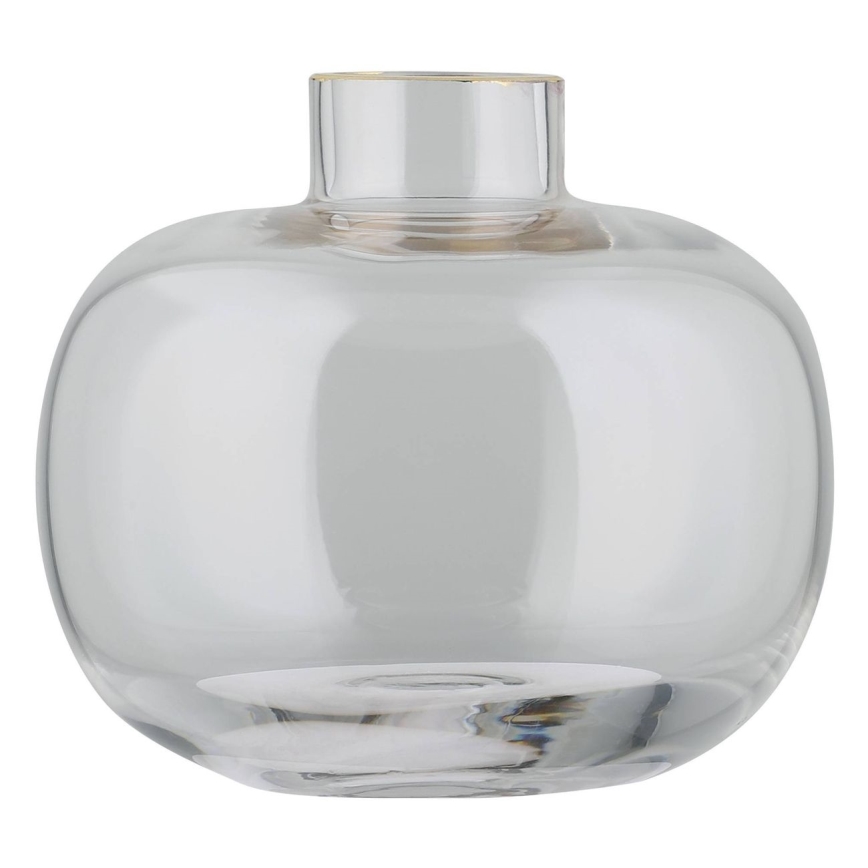 Eglo 421214 - Jarrón de vidrio SIRANANA 11,8x13 cm transparente/dorado