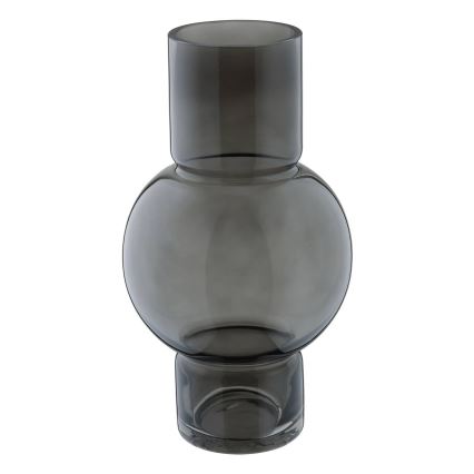 Eglo - Jarrón de cristal 28x15,5 cm negro