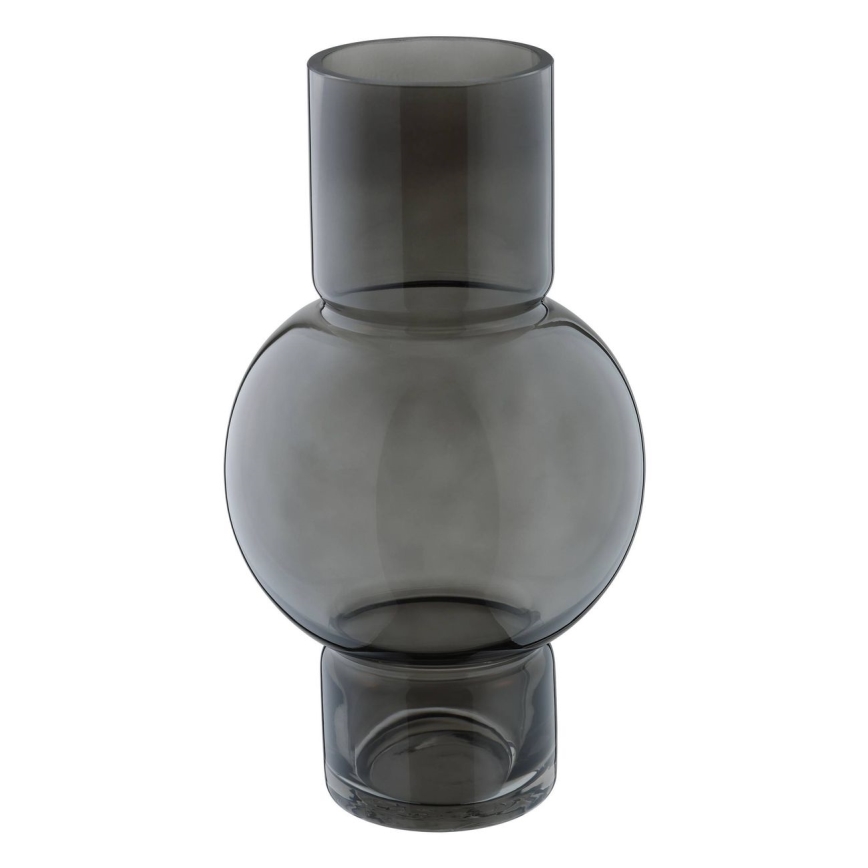 Eglo - Jarrón de cristal 28x15,5 cm negro